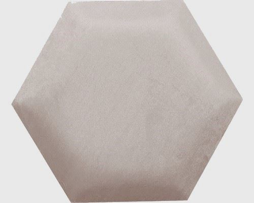 Čalouněný panel nástěnný Hexagon 6x15cm růžová Riwiera 62 (53615561109)