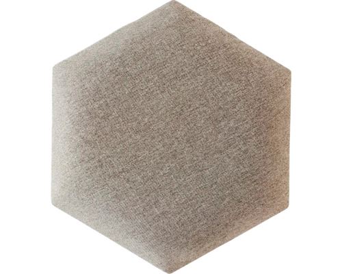 Čalouněný panel nástěnný  Hexagon 6x15cm světle šedá Luna 15_(1)