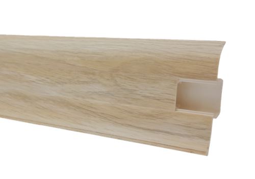 Soklová lišta PVC UNIVERSAL MONE Dub Argento 55mm 2,5m 831
