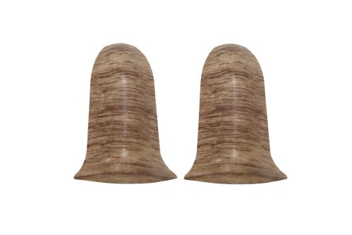 Vnější roh PVC lišty Milano Walnut 55mm 2pcs 863