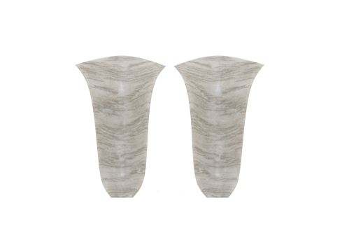 Vnitřní roh PVC lišty Dub Verona 55mm 2pcs 836