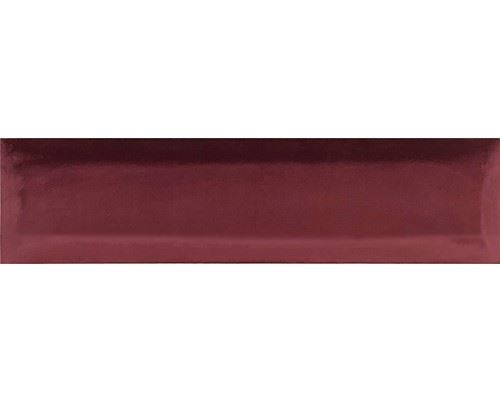 Čalouněný panel nástěnný obdelník 60x15cm bordó Riwiera 59 (53615565108)