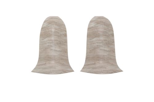 Vnější roh PVC lišty Dub Novara 55mm 2pcs 837