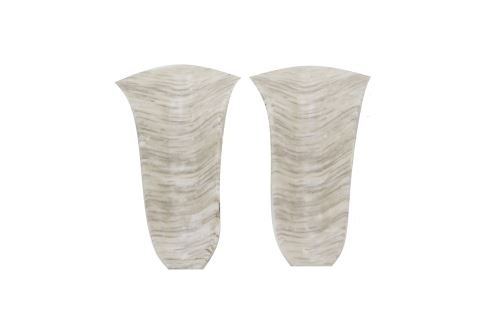 Vnitřní roh PVC lišty Dub Argento 55mm 2pcs 831