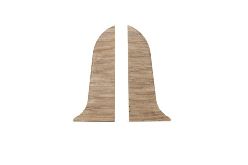 Ukončení L+P PVC lišty Giza Hazelnut 55mm 2pcs 860