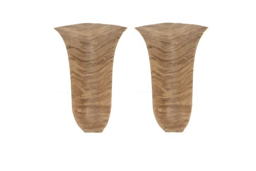 Vnitřní roh PVC lišty Town Chesnut 55mm 2pcs 861