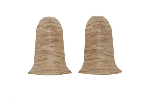 Vnější roh PVC lišty Giza Hazelnut 55mm 2pcs 860