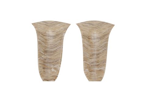 Vnitřní roh PVC lišty Sevilla Dub 55mm 2pcs 858