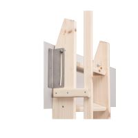 Mlynářské schody EASY d.337 x š.50cm borovice E STAIRS (1)